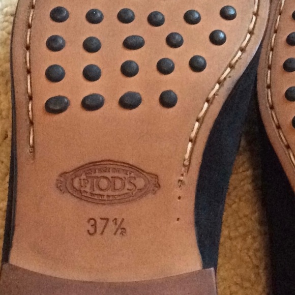 Tod’s black suede loafer, 7.5 - Picture 7 of 8